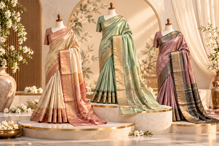 Tussar Silk Sarees