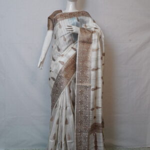 Tussar Monga Tussah Saree