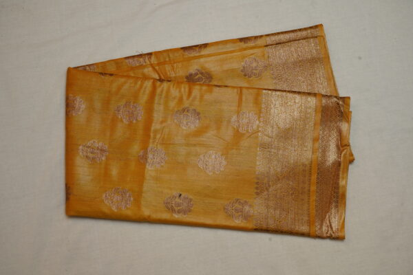 Tussar Monga Pongee Saree