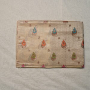 Tussar Monga Chiffon Saree