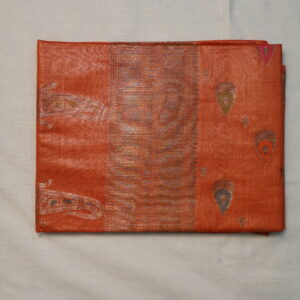 Tussar Monga Organza Saree