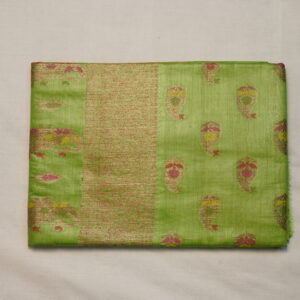 Tussar Monga Raw Texture Saree