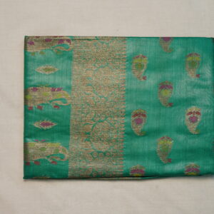 Tussar Monga Chanderi Saree