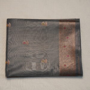 Tussar Monga Jamdani Saree