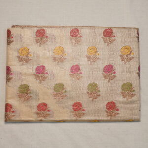 Tussar Monga Gold-Wash Saree