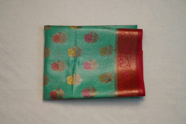 Tussar Monga Kalamkari Saree