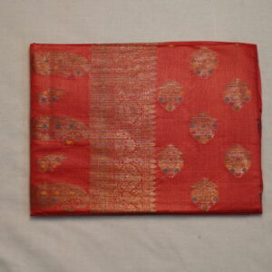Handcrafted Silk Shawl with Fringed Edges