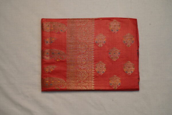 Handcrafted Silk Shawl with Fringed Edges