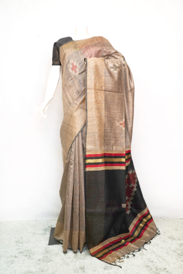 Classic Mulberry Dupion Silk Saree