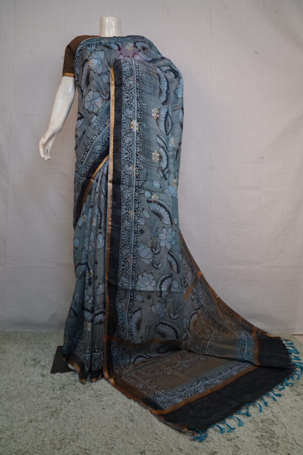 Linen Gathered Dress