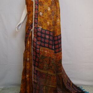 Linen Draped Jacket Set
