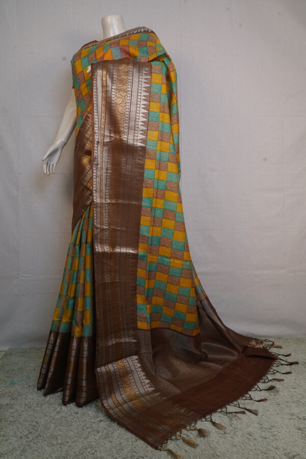 Kota Silk Tiered Kurta