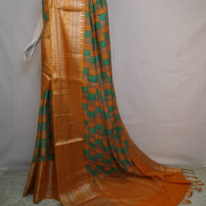 Kota Silk Draped Kurta