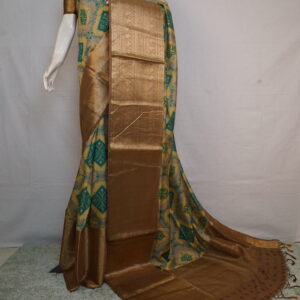 Kota Silk Paneled Saree