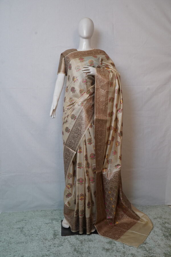 Moonga silk saree