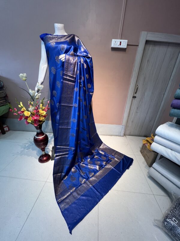 Moonga silk saree - Image 3