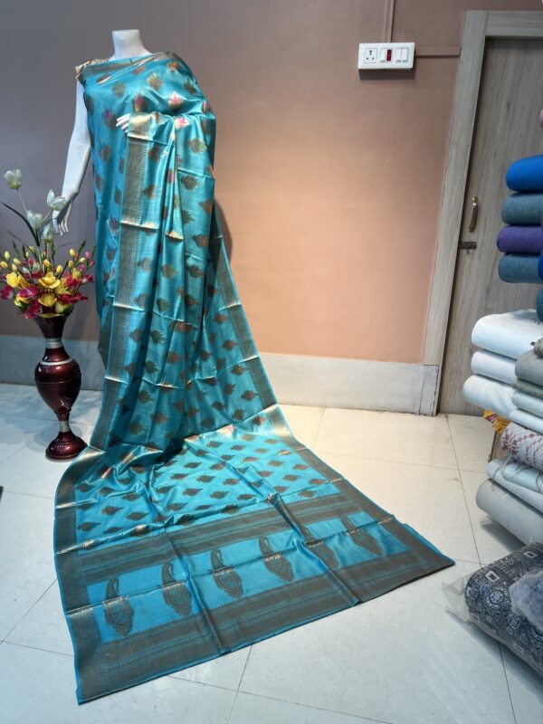 Moonga silk saree - Image 3
