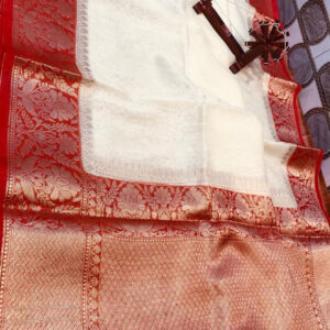 Linen kota sarees with jacquard boota design
