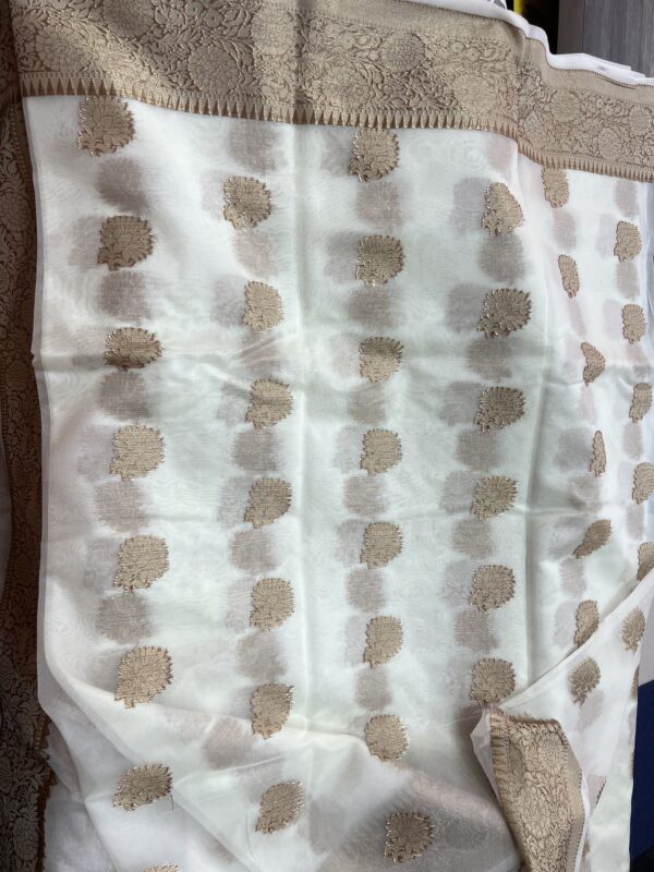 Linen kota boota saree - Image 2