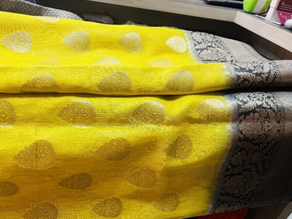 Linen kota boota saree - Image 4