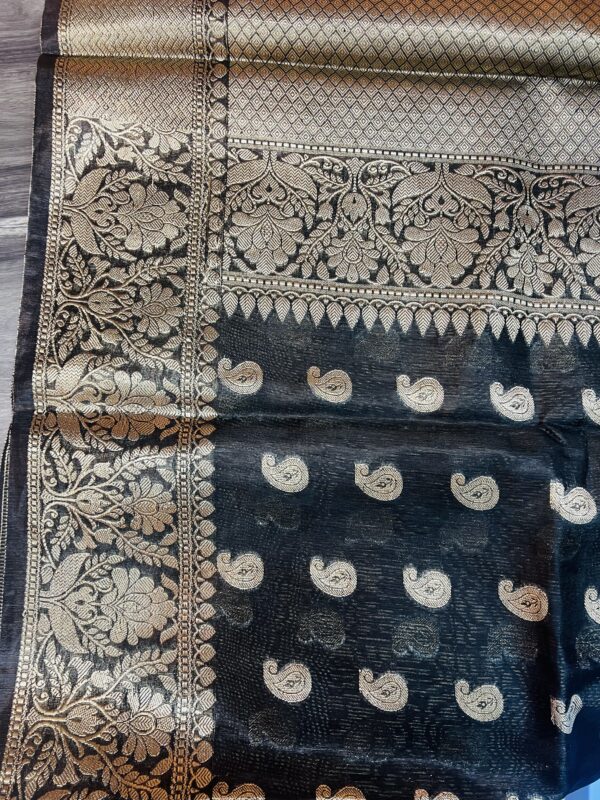 Linen kota boota saree - Image 6
