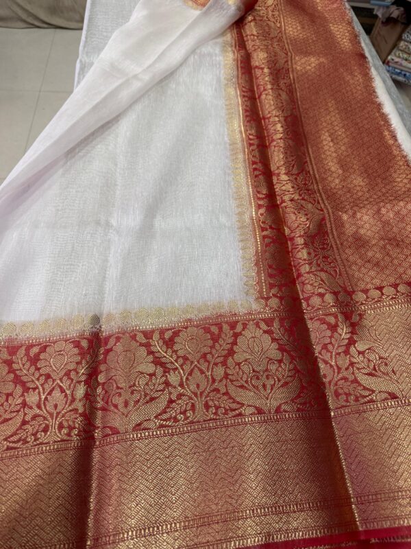 Linen kota boota saree - Image 5