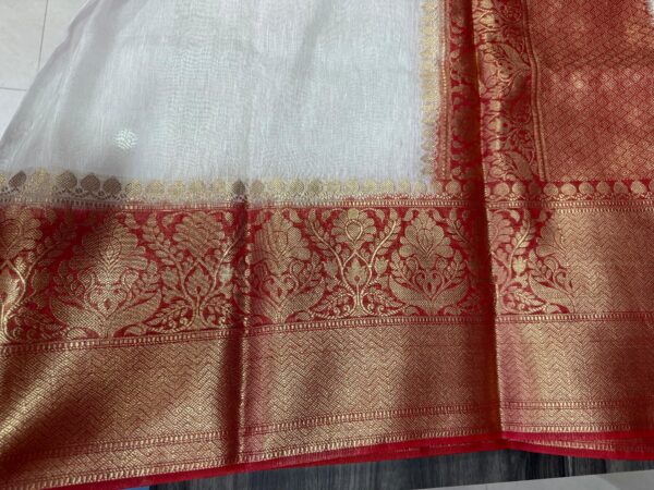 Linen kota boota saree - Image 4