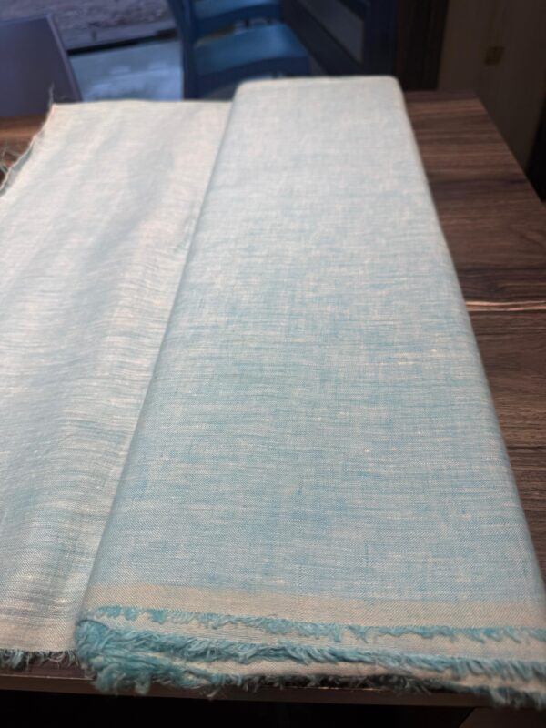 Sky blue 60 lea linen - Image 4