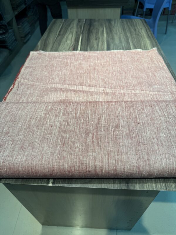 Deep red 60 lea linen - Image 5