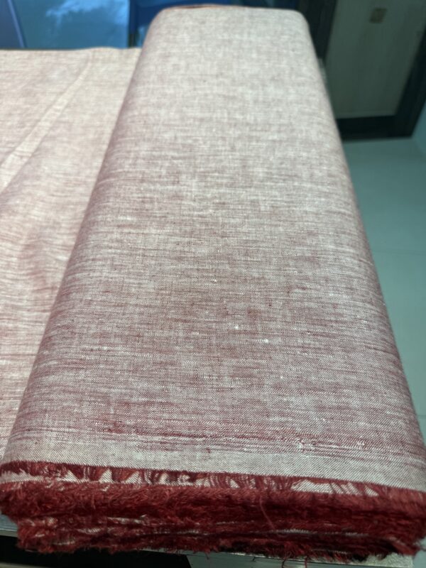 Deep red 60 lea linen - Image 4